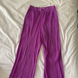 Fuchsia Pleats Please Issey Miyake Pants